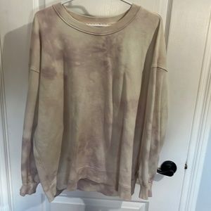 Tie die lululemon perfectly oversized crew